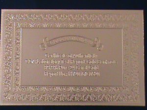 ​UNITED STATES-1899 CAT.#339- 24 KARAT GOLD REPLICA $2 -VF WITH CERTIFICATE