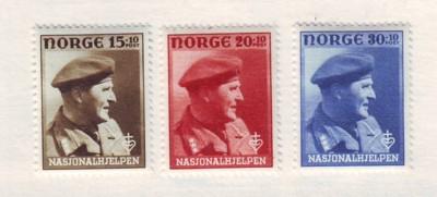 Norway ScB44-6 1946 Crown Prince Olav stamps mint