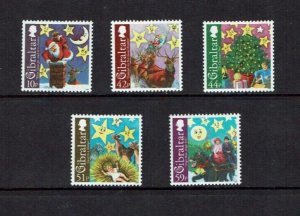 Gibraltar: 2008, Christmas, Popular Festive Songs, MNH Set