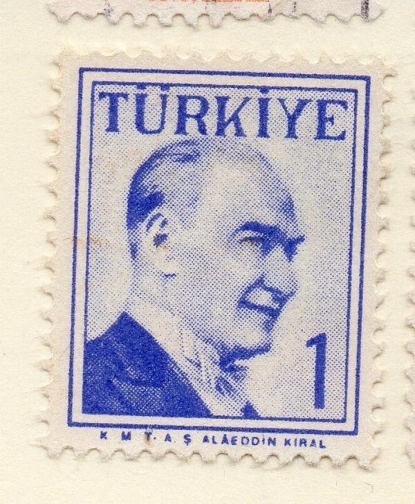 Turkey 1957 Early Issue Fine Mint Hinged 1k. 093061