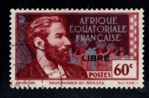 French Equatorial Africa Scott 101 Used 1940 stamp