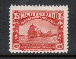 Newfoundland #73 Very Fine Mint Original Gum Hinged