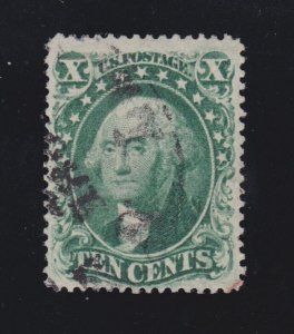 US 33 10c Washington Used VF SCV $190