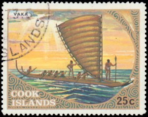 Cook Islands #357-363, Complete Set(7), 1973, Ships, Used, CTO