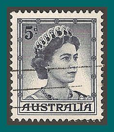 Australia 1959 Queen Elizabeth II, type 2, used 319a,SG314