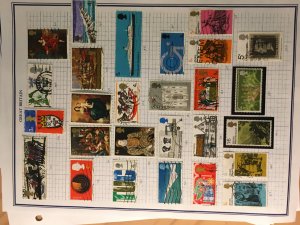 Collection of Great Britain stamps