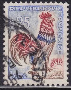 France 1024 Gallic Cock 1962