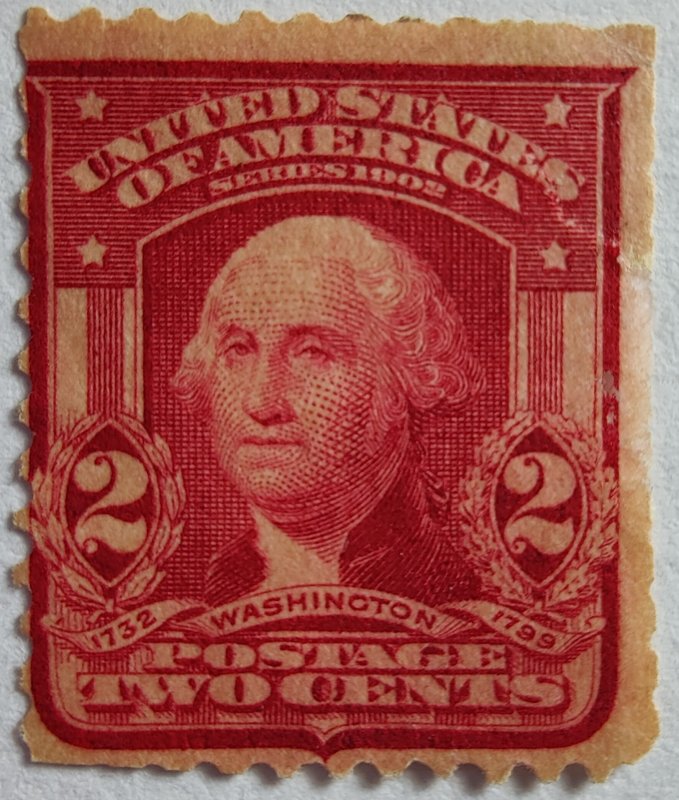 SCOTT #319 USED TWO CENT WASHINTON