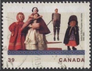 Canada 1275 (used) 39c settlers’ dolls (1990)