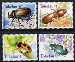 Tokelau 1998 Beetles set of 4 unmounted mint, SG 278-81