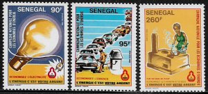 Senegal #595-7 MNH Set - Energy Conservation