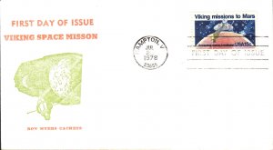 #1759 Viking Missions to Mars Myers FDC