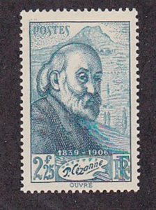 France 370 MNH 1939 2.25fr Paul Cézanne Painter Self Portrait Issue Very Fine