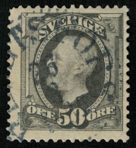 Sweden, 1891-1903, King Oscar II, 50 ORE, MC #48 (Т-7001)