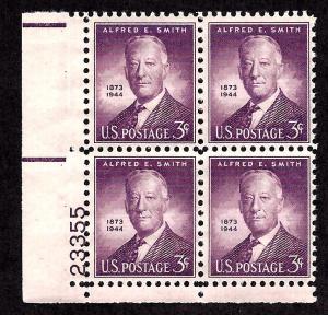 937 Mint,OG,NH... Plate Block of 4... SCV $1.00