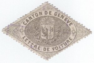 (I.B) Switzerland Revenue : Consignment Note 10c (Geneva)