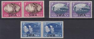 SOUTH WEST AFRICA  1935      S G  131 - 133  VICTORY  SET  MH