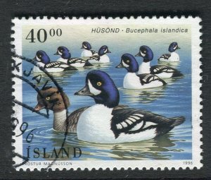 ICELAND; 1990s early Birds issue fine used 40k. value