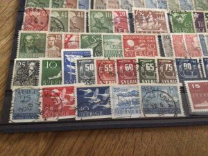 Sweden mounted mint or used stamps  A12395