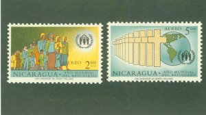 NICARAGUA C452-53 MH CV $1.50 BIN $1.00