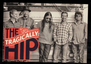 2013 - Tragically Hip - BOB Post Card issued by Canada Post - unlisted