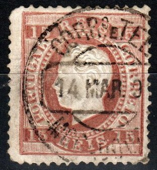 Portugal #38 F-VF Used CV $29.00 (A29)