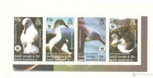 South Georgia #290-293 Mint (NH)  (Fauna) (Wildlife) (Wwf)