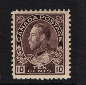 Canada SC# 116, Mint Lightly Hinged, vert gum stripe - S15337