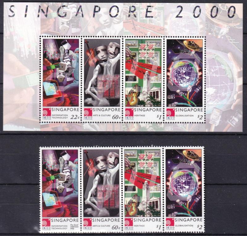 Singapore #918, 918e  MNH CV $10.00  Z812L