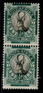 SOUTH AFRICA GV SG42, ½d black & green, NH MINT.