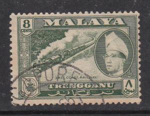 Malaya Trengganu 1957 Sc 79 8c Used