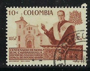 Colombia 696 Used 1959 issue (fe8481)
