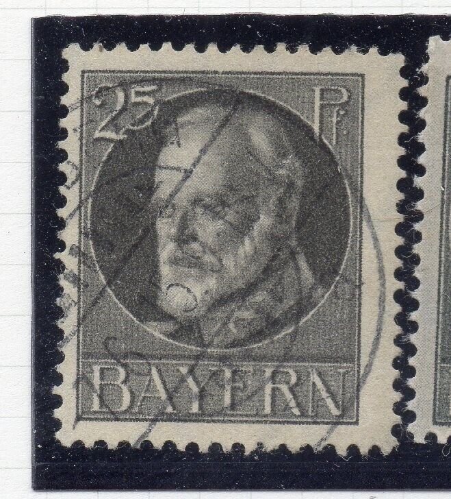 Bayern 1914-20 Early Issue Fine Used 25pf. NW-10842