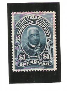 HAWAII Scott #R11 VF Used  $1.00 Revenue 2009 CV $8.50