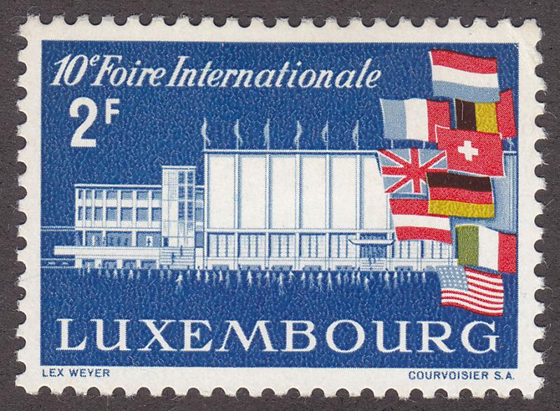 Luxembourg 329  10th Annual Luxembourg Intl Fair 1957