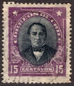 1929, Chile 15c, Used, Sc 171