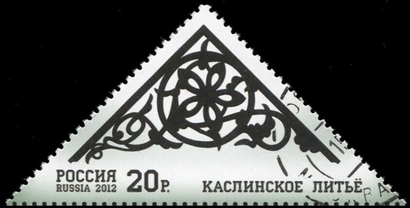 Russia. 2012. Arts and Crafts of Russia - Kaslinsky Moulding (CTO) Stamp