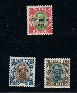 Iceland Scott #C9-11 Mint NH OG VF