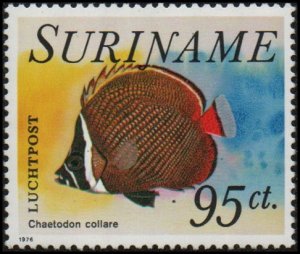 Suriname C57 - Mint-NH - 95c Redtail Butterflyfish (1976) (cv $2.15)