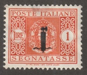 Italy, Stamp, Scott#J9,  mint, hinged,  Postage Due,  AMG, 1