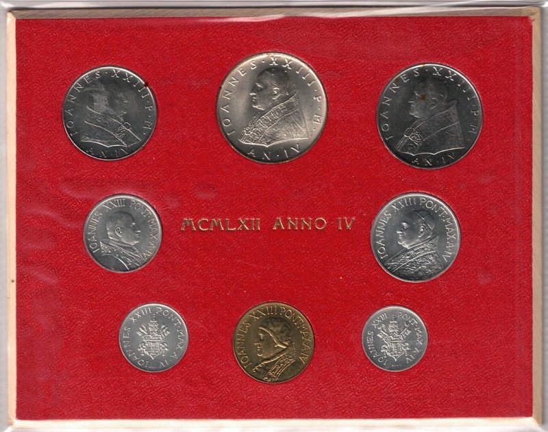 1962 Vatican, John XXIII, Year IV, Complete Year BU
