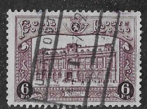 Belgium Sc #Q179   6Fr  red violet  used VF