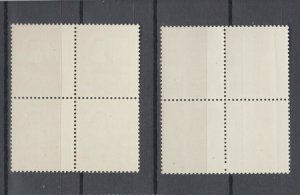 Spain 1952 Full Set in Block x4 Edifil 1116/7 MNH Luxe