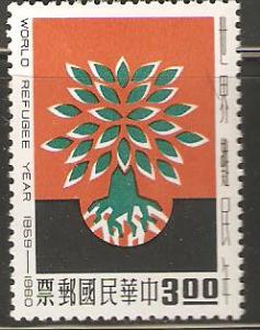 China MNH World Refugee Year 1959 - 1960 tree