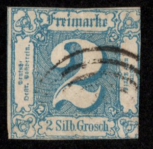 Germany Thurn and Taxis Scott 19 Used.