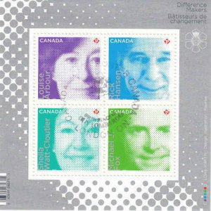 Canada 2012 Order of Canada Recipients Souvenir Sheet, #2549 Used