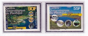 French Polynesia 2002 - Oceanology - MNH  set     #  834-835