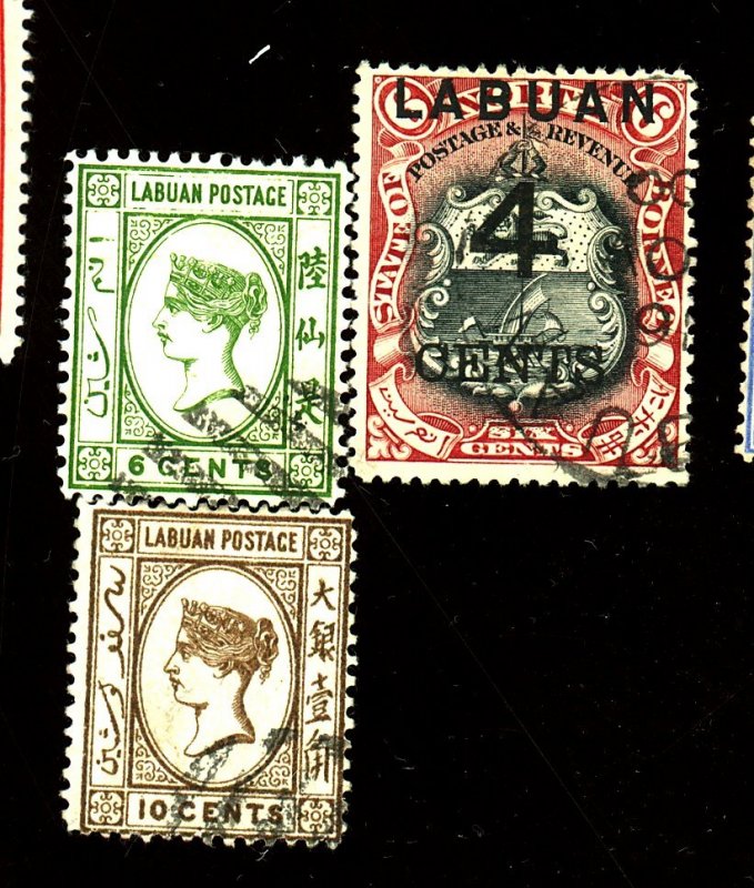 LABUAN 34 36 88 USED FVF Cat $35