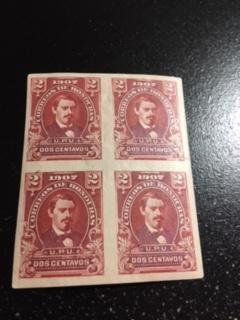 Honduras sc 120 MH imperf block of 4