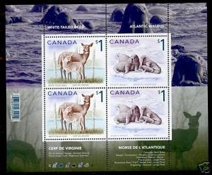 Canada 1689b MNH Deer, Walrus